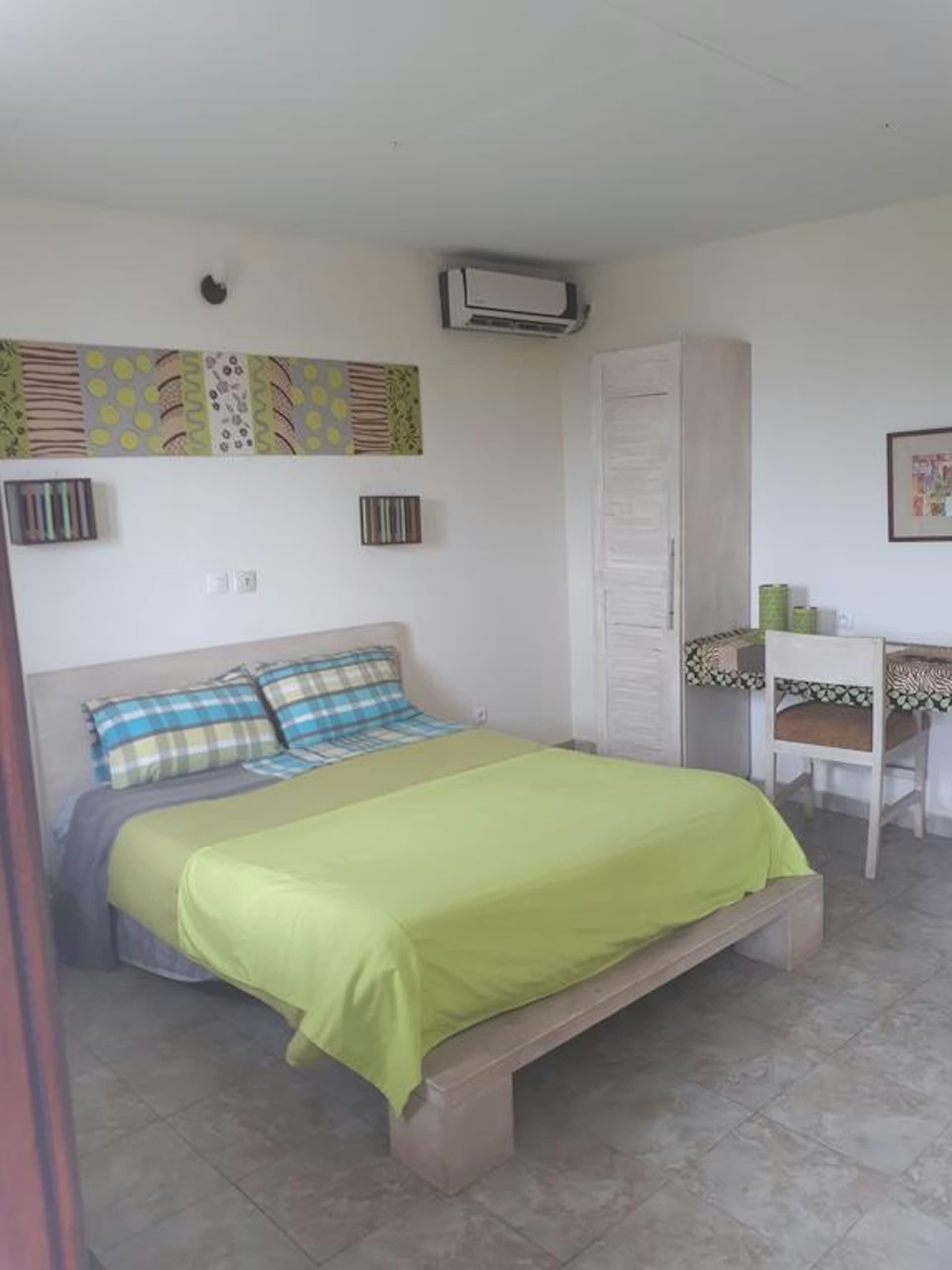 Chambre double côté jardin