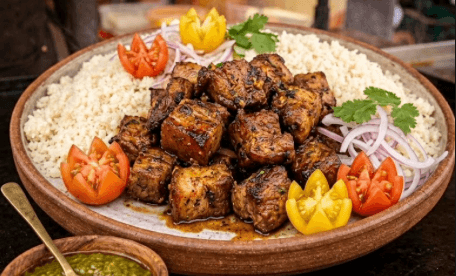 Choucouya de porc + Attiéké