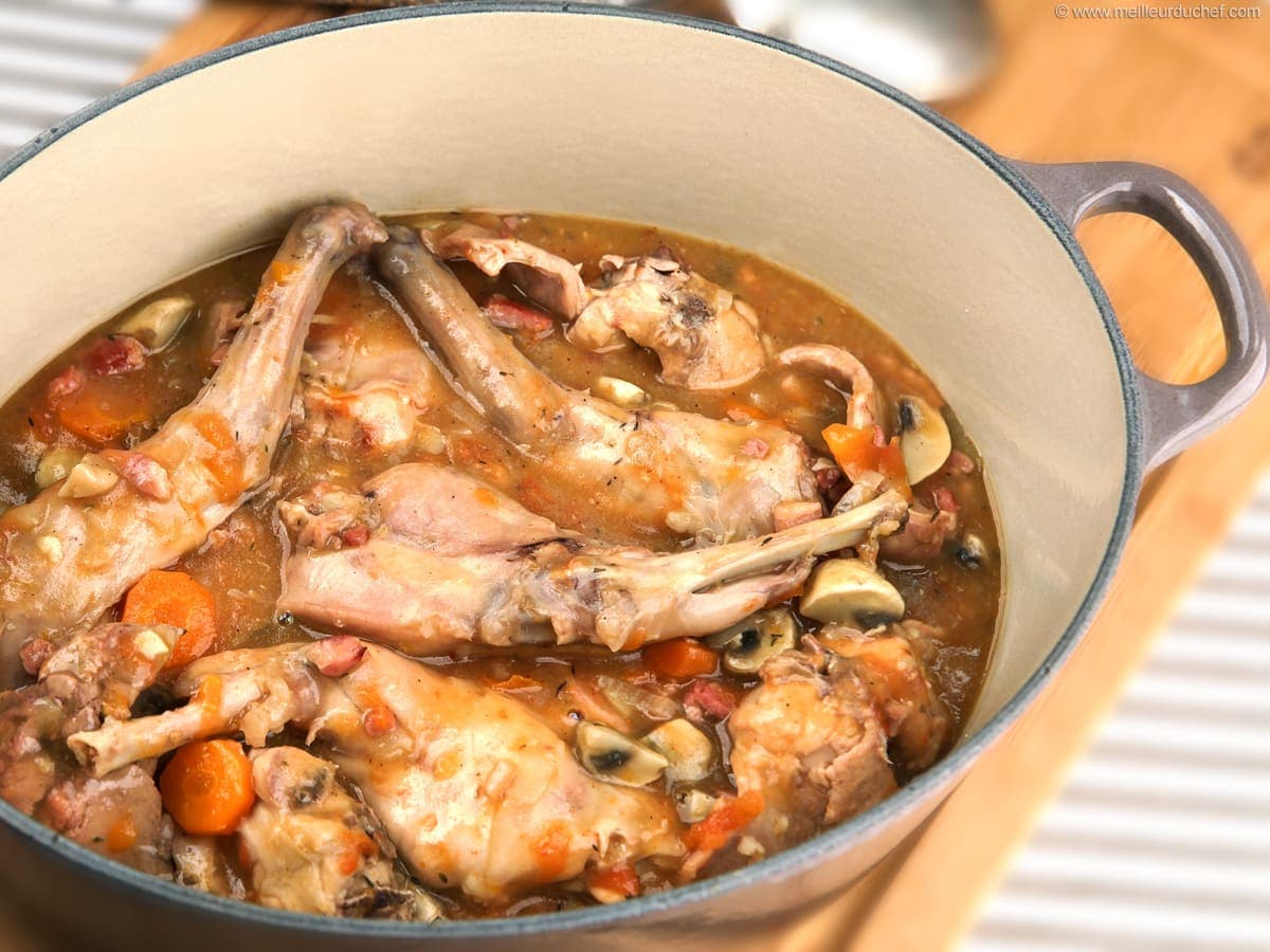 1 Lapin Entier Soupe + Attiéké
